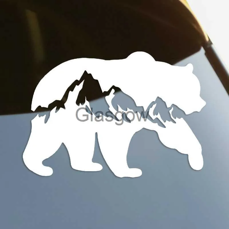 Auto Stickers Bear Mountain DieCut Vinyl Decal Auto Sticker Waterdicht Auto Decors op Auto Body Bumper Achterruit Laptop kies maat #S60113 x0705