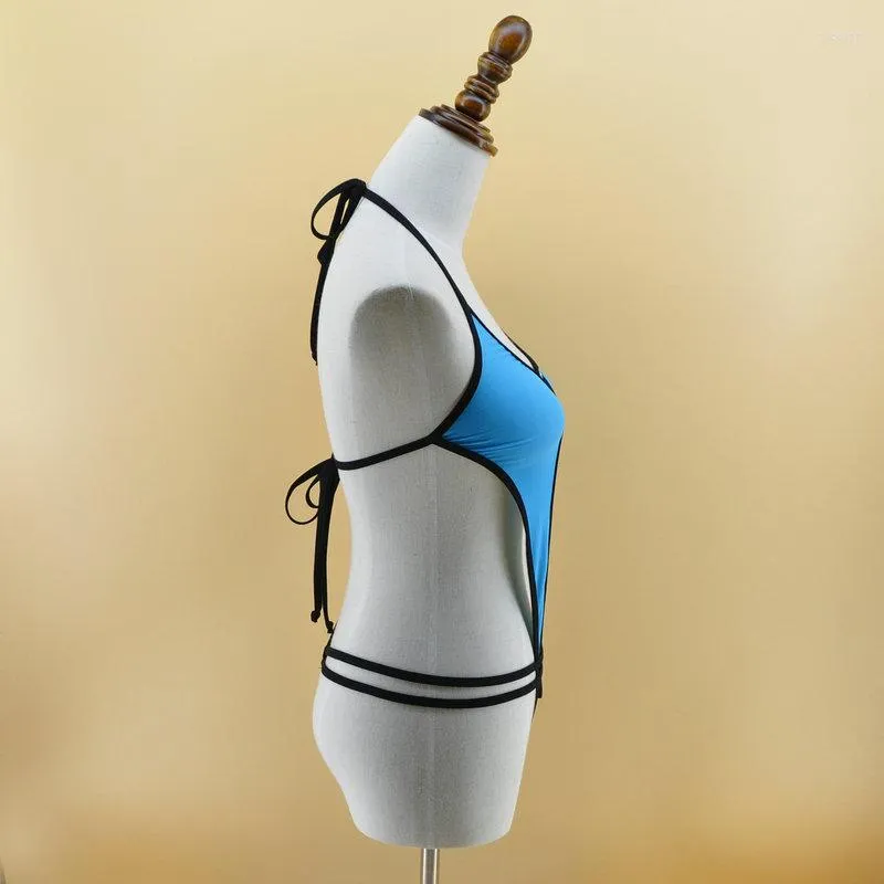 Womens One-piece Micro G-string Slingshot Bikini Swimsuits Thong Beach  Swimwear