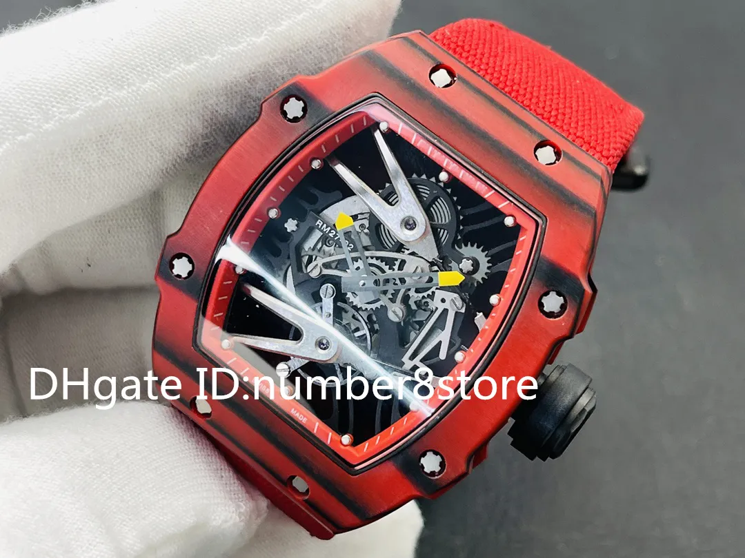 Tonneau Luxury NTPT Carbon Fiber Skeleton Automatic Watch For Men Sapphire Glass Waterproof From Number8store 559.59 DHgate.Com
