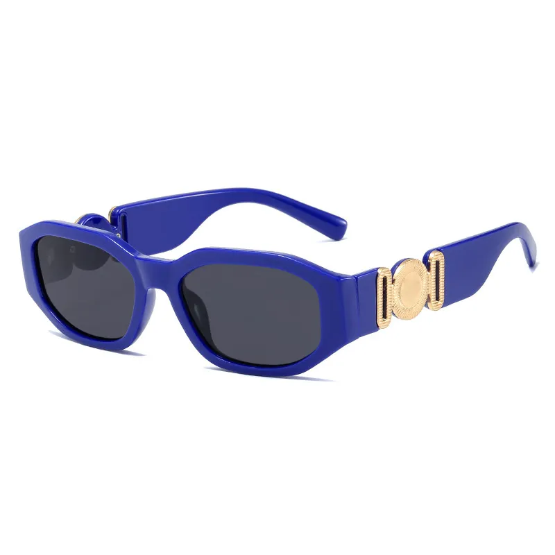 Design-Sonnenbrillen für Herren, Sommerfarben, polarisierte Brillen, gute Qualität, modisches Metall, übergroßer Rahmen, Vintage-Metall-Modebrillen, Hip-Hop-Brillen, grün