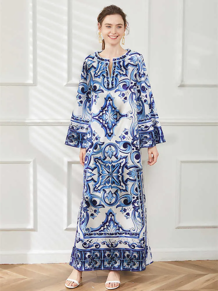 loose maxi dresses for women loose fitted dress Maxi Dress for Women, Blue Linen Breathable Short Sleeve  for Spring Casual Wear