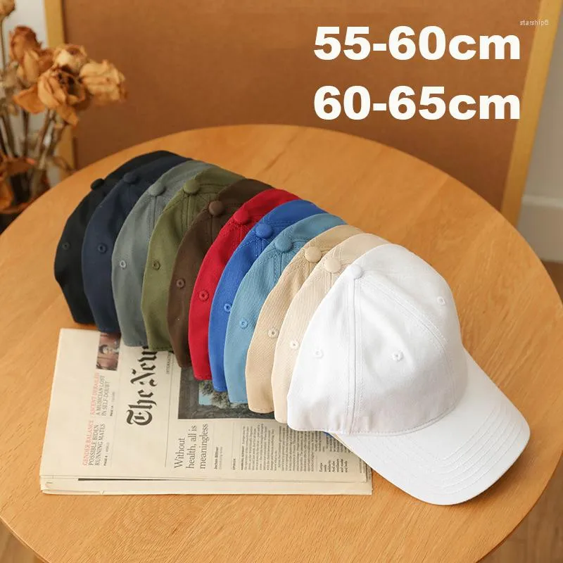Extra Large Soft Cotton Neutral Baseball Cap For Men And Women
