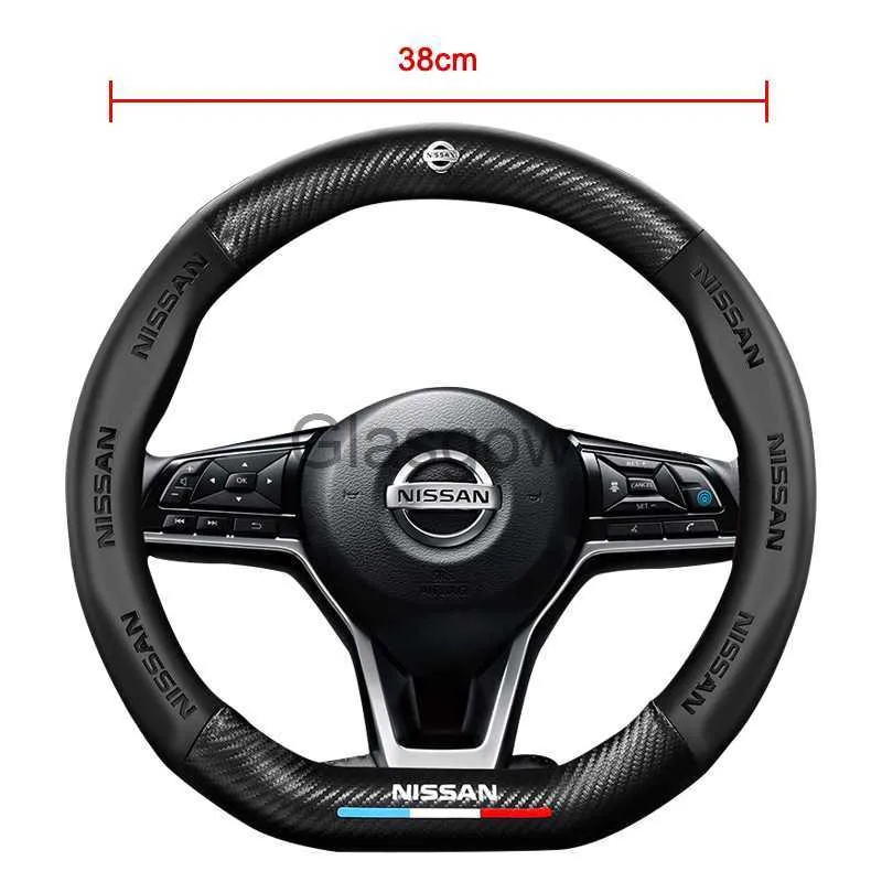 カーカーボンファイバーステアリングホイールカバー D 形状車のステアリングホイールカバーに適合するシャラン用に適合するパサートに適合 Amazon | フォルクスワーゲン ハンドルカバー ステアリングカバー T-Cross up! ゴルフ ザ・ビートル シャラン ティグアン  ニュービートル パサート ポロ アルテオンパンチンクレザーメッシュデザイン インテリア 高級 牛革 Mサイズ 38CM (Vダブリュ,  本革メッシュデザイン ...