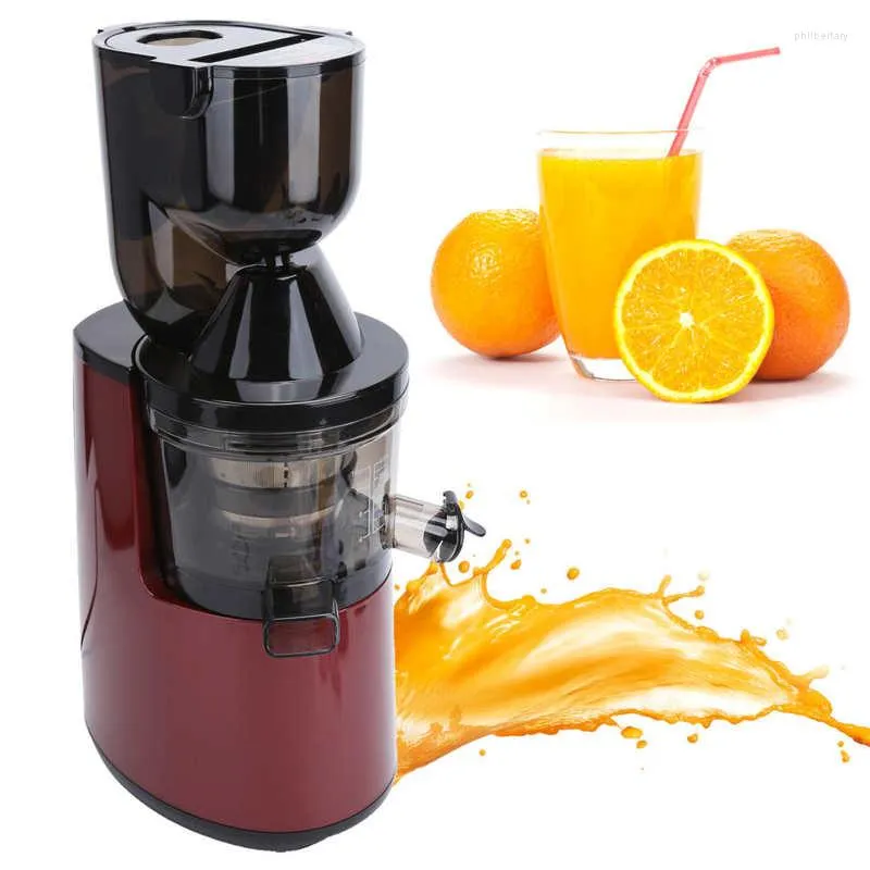 Juicer 250W Juicer Stor diameter inlopp elektrisk fruktjuicextraktor Sojamjölksmaskin AU-kontakt 220V Hushållsverktyg