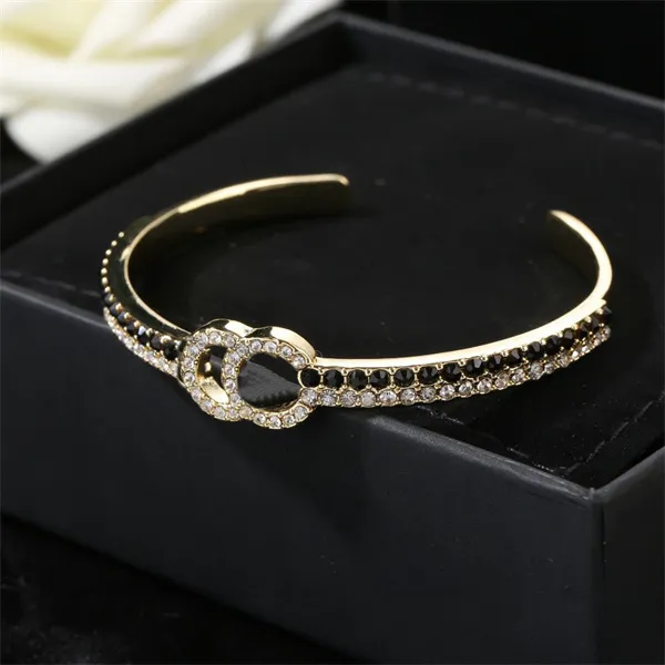 20 style Premium Luxury Letter ccity Bangle Designer Fine Jewelry Classic Senior Gold Bracelet C Logo Couple Charm Bracelets 54533