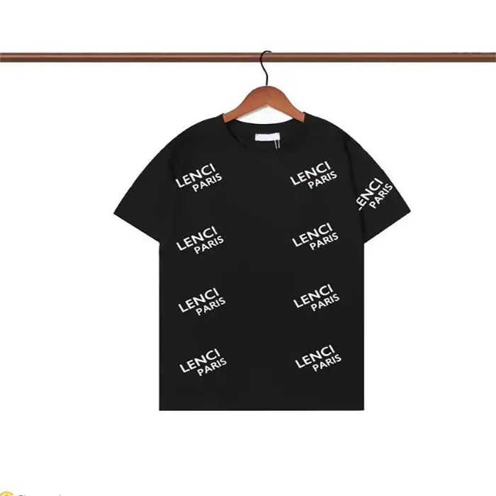 Kadın T-Shirt 2#S 2023 Yaz Yeni Yüksek Son Ağır Hizmet Kısa Kollu T-Shirt Yuvarlak Boyun Katı Tişört Yarım Kollu Marka T Unisex Top Tn