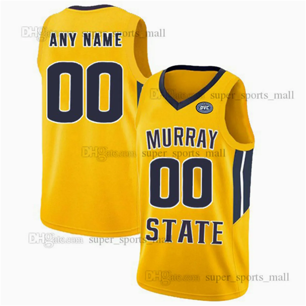 NCAA XS 6XL Murray State Racers College Basketball Jerseys 10