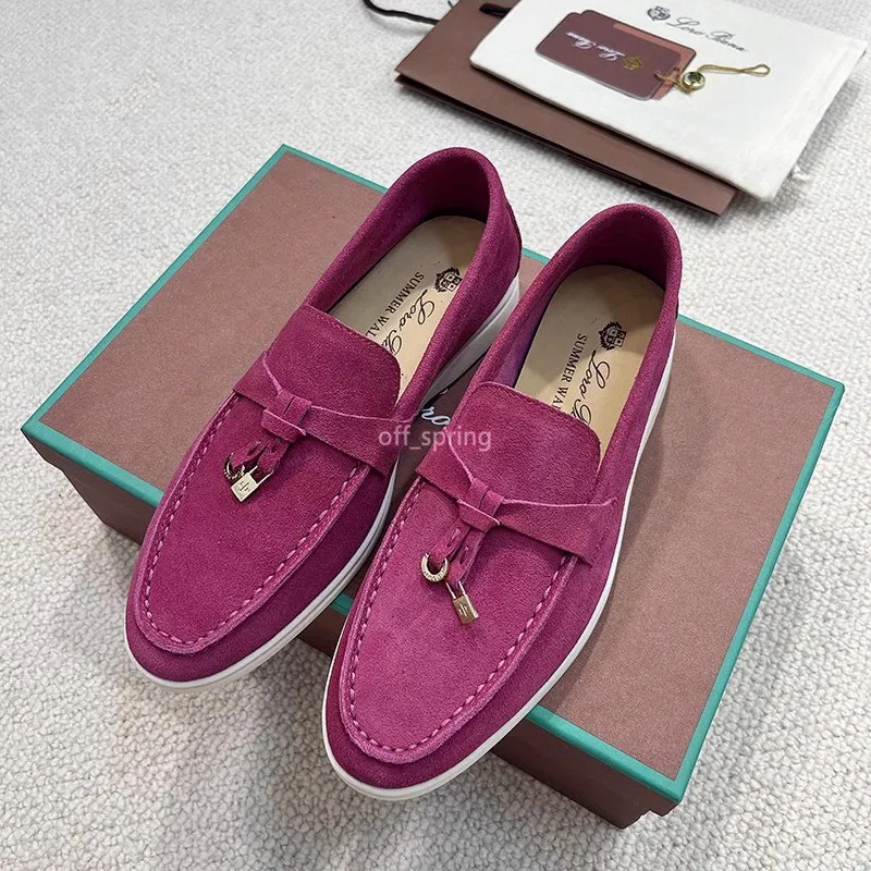 Chaussures décontractées Designer L.P Hommes Femmes Mocassins Plat Bas Haut En Daim En Cuir De Vache Oxfords Chaussures Occasionnelles Mocassins Mocassins Slip Baskets Chaussures Habillées Taille 35-45 simple