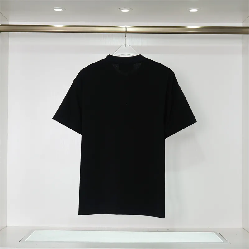 Coton nouveau T-shirt à manches courtes pour hommes lâche mode décontractée grande taille impression luxe tendance