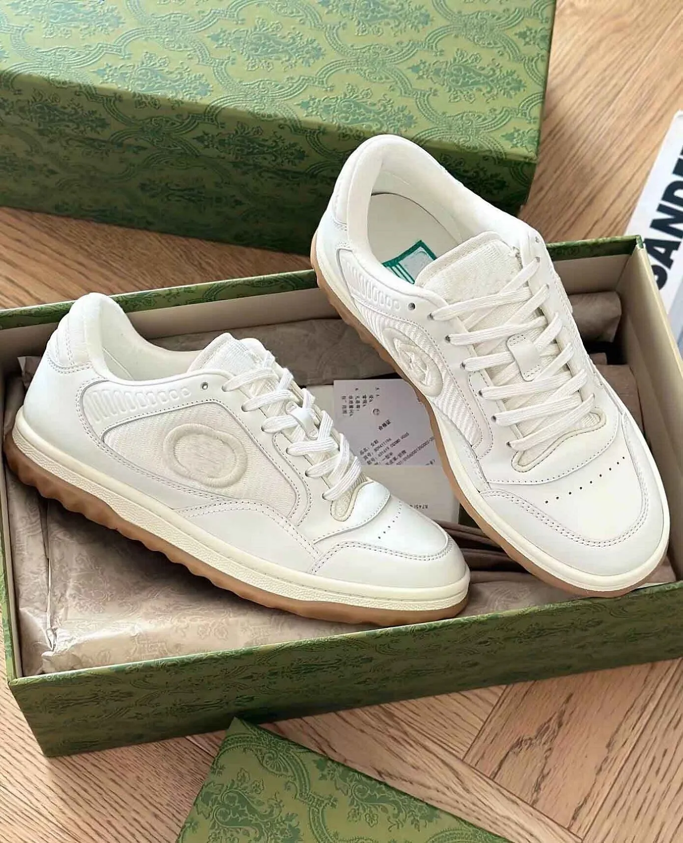 Casual-stylish män Sportskor Lyx Vit Svart MAC80 Broderi Sneakers Kända märke Tekniska Outdoor Runner Vintage Trainers Sko EU38-46