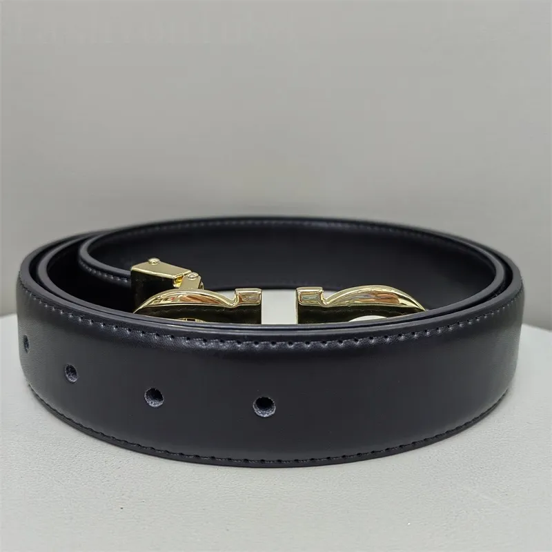 Iconic leather belts for men designer belt letters classic waistband solid black cintura trendy tiktok hiphop punk metal buckle luxurys belt pretty PJ004 E23