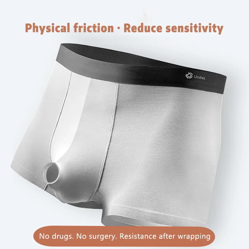 Summer Breath Foreskin Dual Pouch Scrotal Support Underwear For Men Front  Open Hole Sheath Boxers With Physical Therapy Enhancements Style #230705  From Zhong02, $15.99