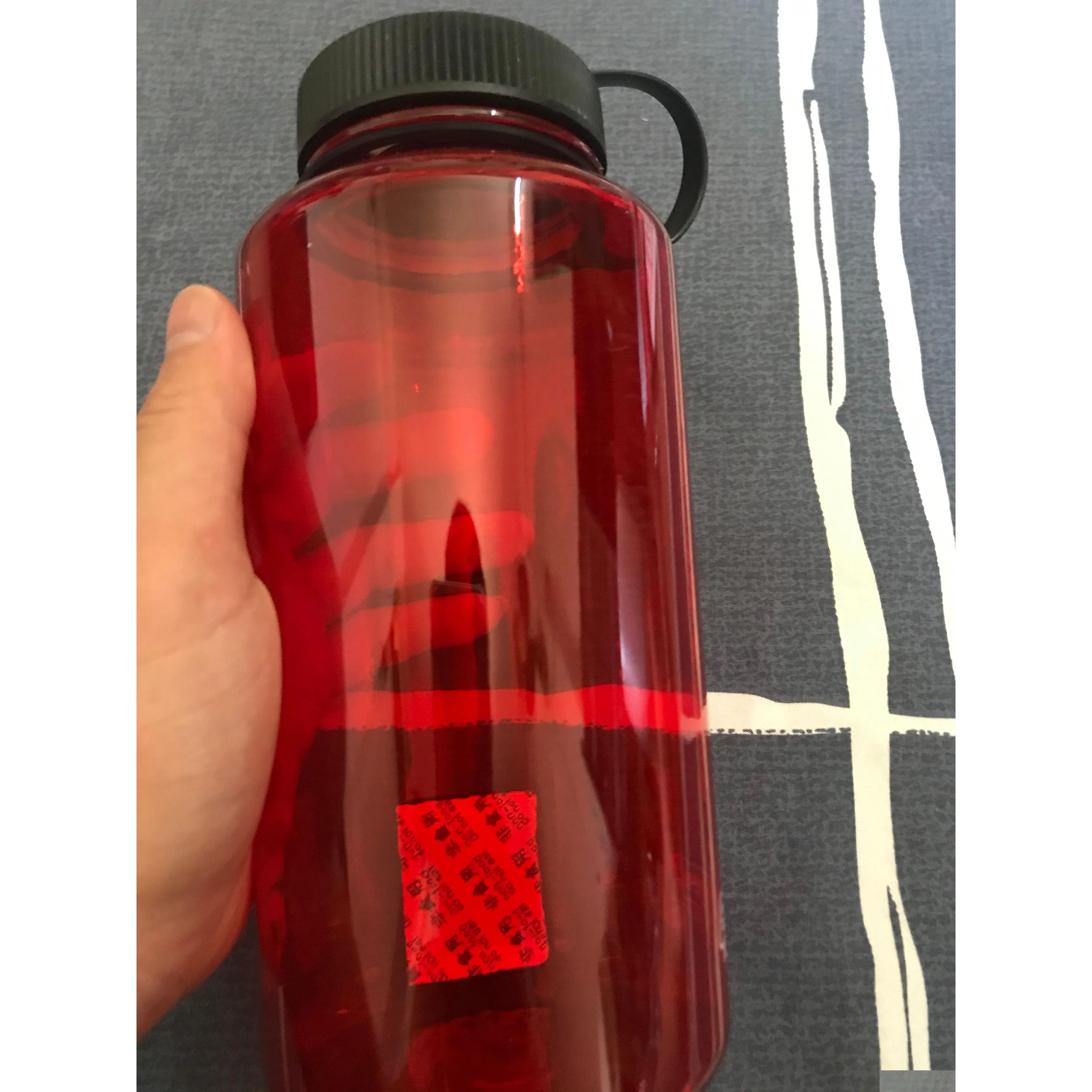Water Bottle 1000Ml Bottles Red Color Dl Polish Sports Kettle Travel Yoga Mugs Outdoor Cam Plastic Cup Drop Delivery Outdoors Hiking Dhowc