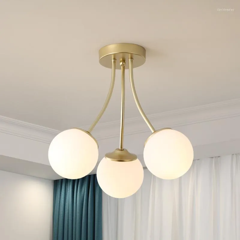 Lampadari Lampadario nordico E27 Oro Soggiorno di lusso Camera da letto Ristorante Cucina Corridoio Arredamento d'interni Apparecchio di illuminazione Lampade da soffitto