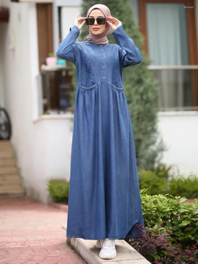 white christmas dresses Buy Maira Denim Abaya Online – MyBatua.com main image 0