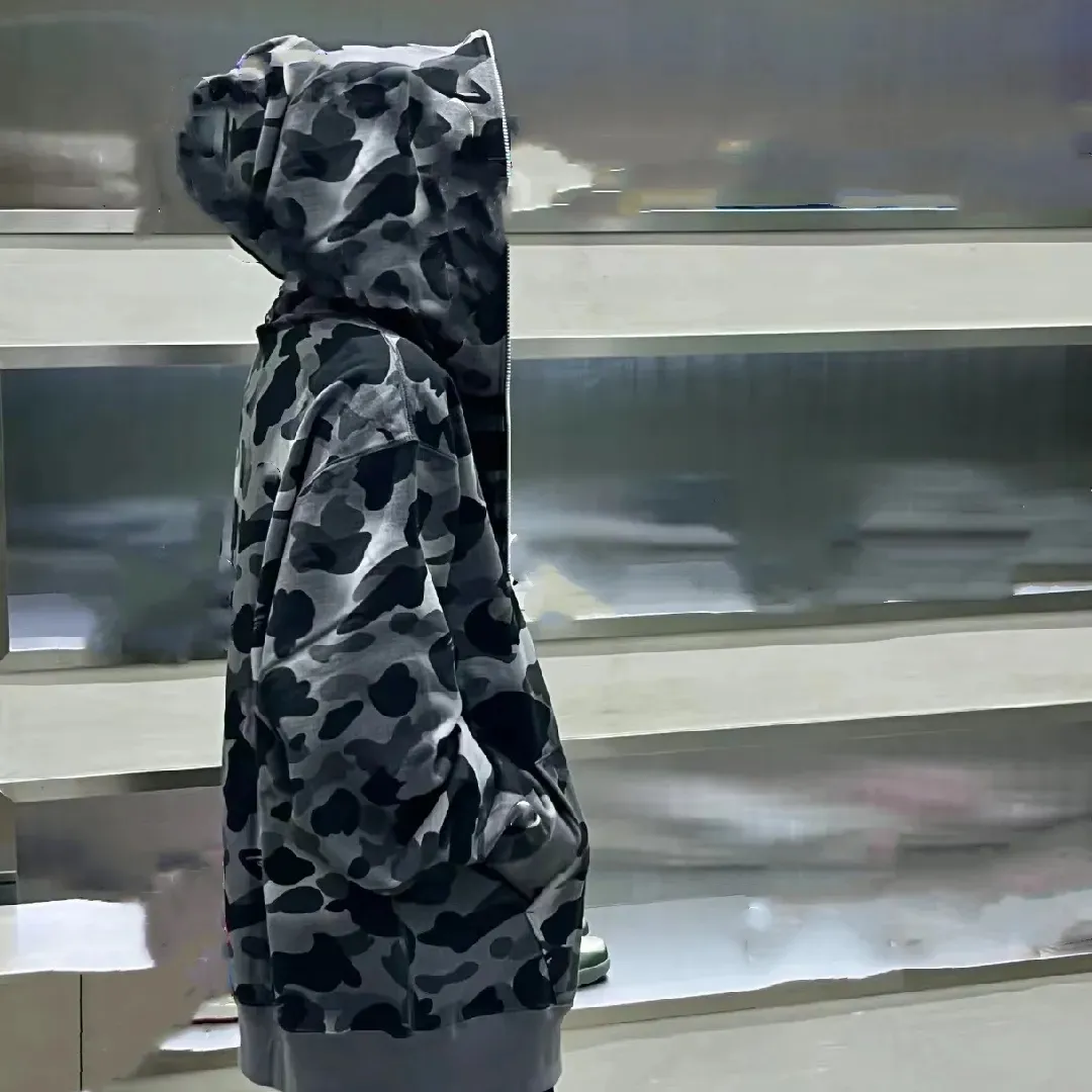 Cotton Hoodie Voor Heren Casual Sweatshirt Met Lange Mouwen Camouflage Luipaardprint 2024 Stijl Meerdere Kleuren Maten S 3XL Van 30 66 DHgate