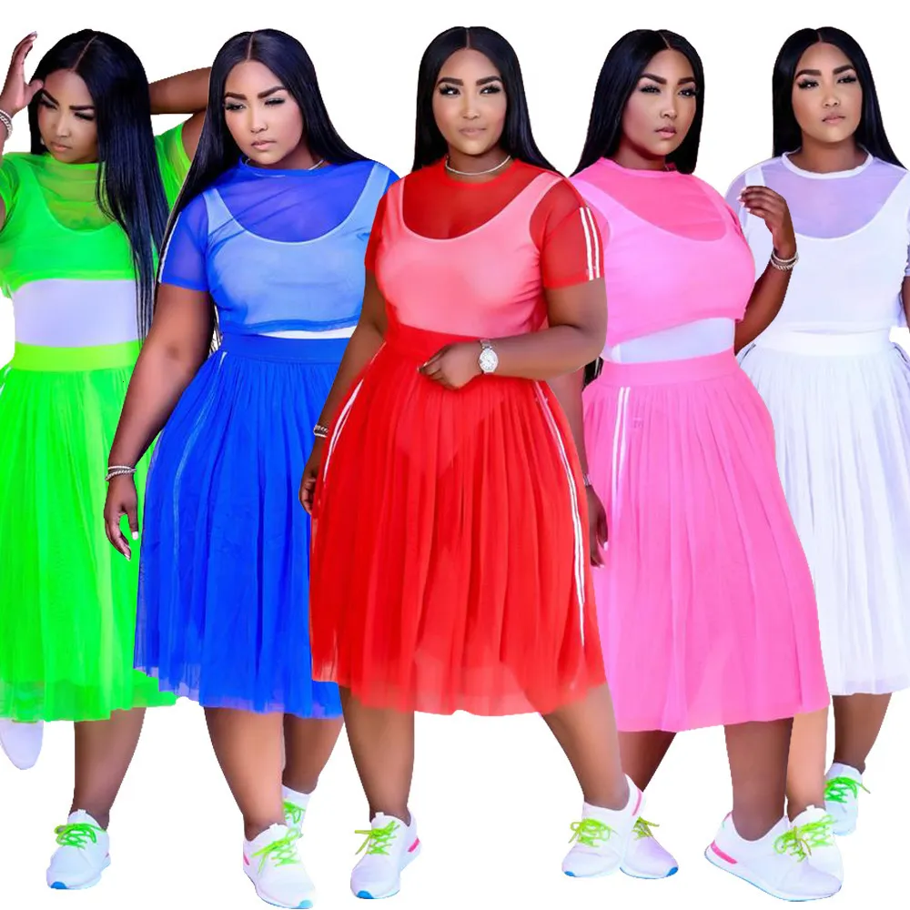 Mesh skirt 5xl hot sale