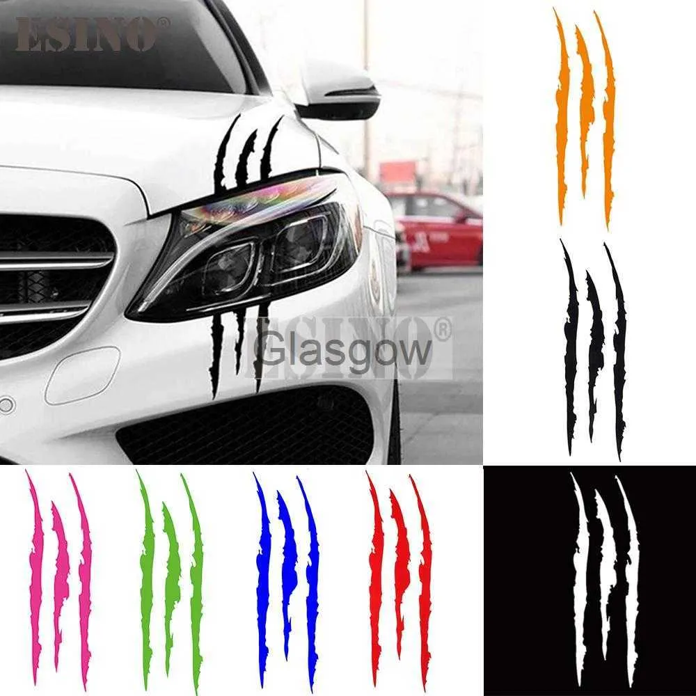 Adesivi per auto Car Styling Ghost Claw Scratch Stripe Marks Faro Decal Vinyl Decal Auto Body Adesivi decorativi PVC Carving Vinyl Decal x0705