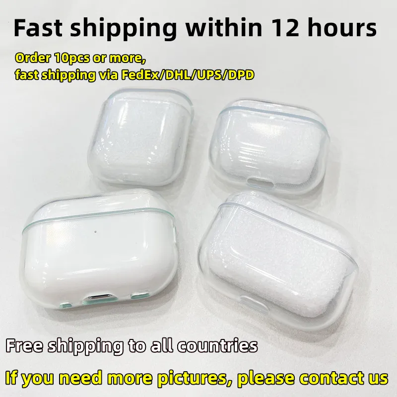 Stock USA per AirPods Pro 2 ANC AIRPOD MAX ACCESSIONI ARILE AIRPODS 3 AirPods Pro Bluetooth Copertura TPU Cover AirPod Pro Earbuds Shell AirPods 3rd Gen2 casi