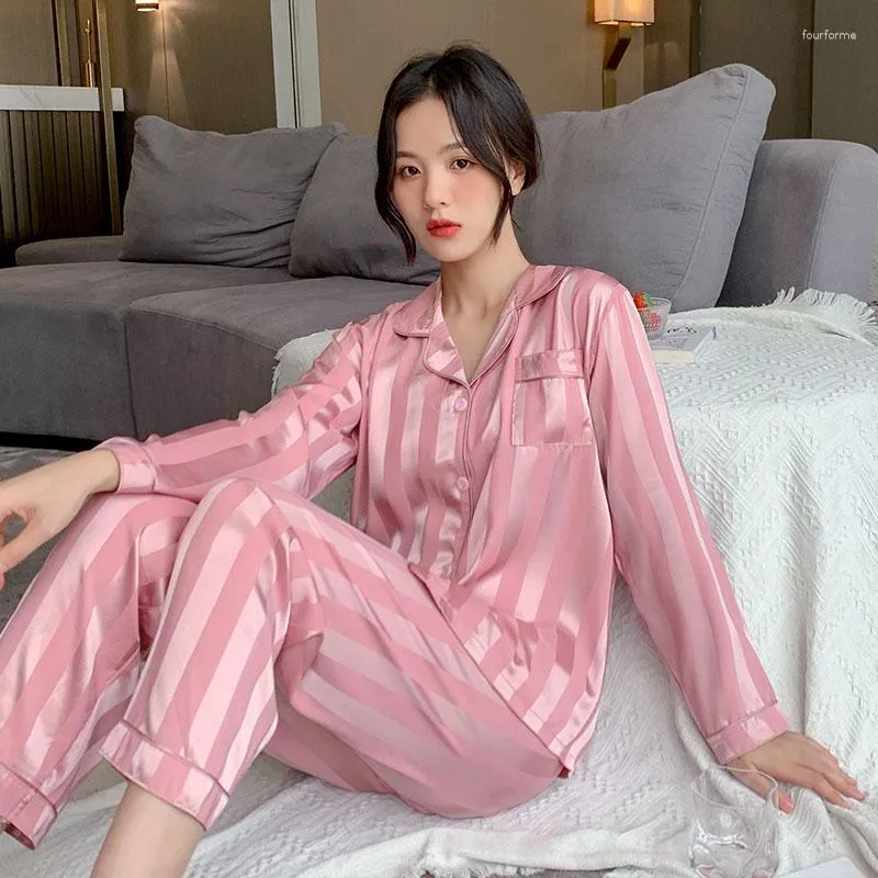 Rayon Pyjamas Set Soft Full Sleeve Sleepwear for Women Perfect for Spring Summer Home Wear 4XL