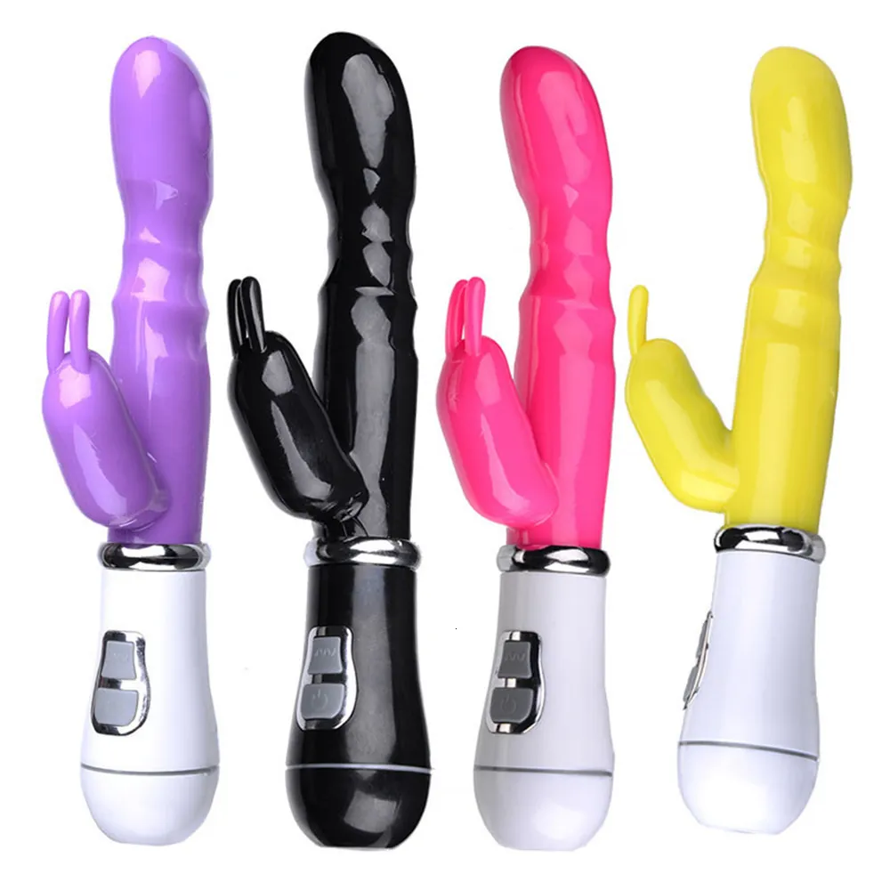 Vibratorer Kanin Vibrator för kvinnor Klitorisstimulator Gspot Vagina Massager Butt Plug Kvinnlig Onanist Sexleksaker För Butik 230706