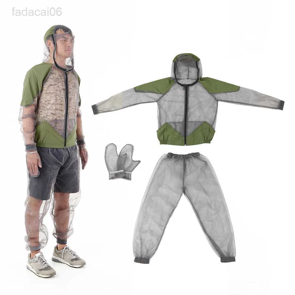 Fishing Accessories Mosquito Repellent Suit Bug Jacket Mesh Hooded Suits  Fishing Hunting Camping Jacket Insect Protective Mesh Shirt Gloves Pants  HKD230706 From Fadacai06, $18.82