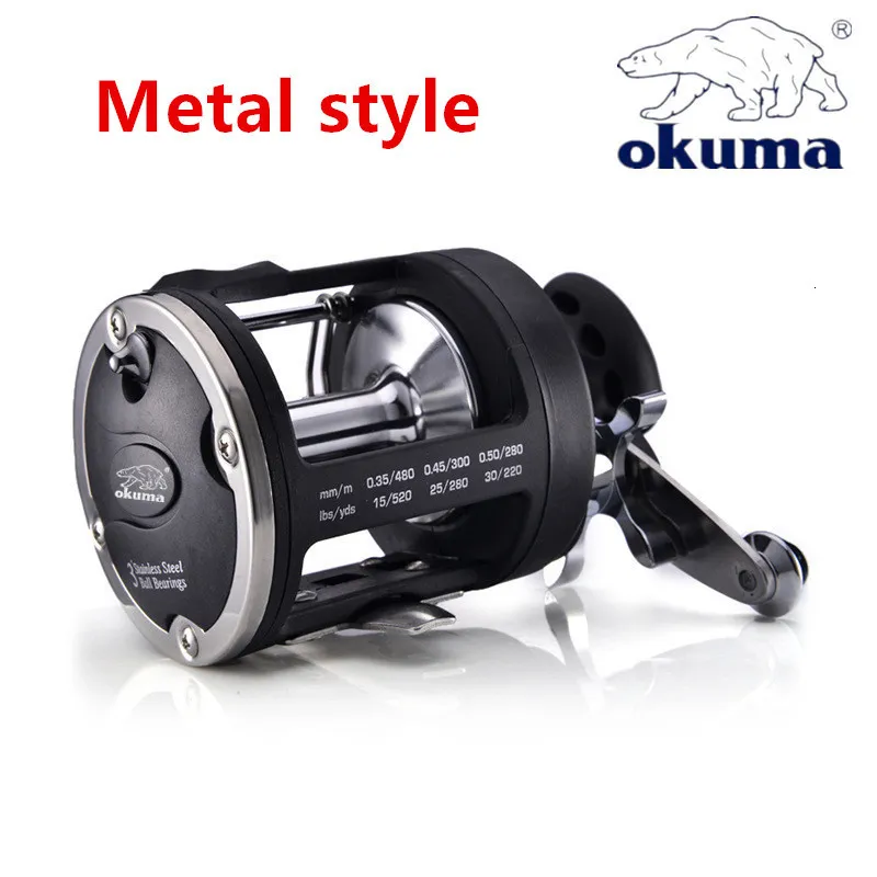 OKUMA Towing Drum Baitcasting Okuma Reels High Speed Ratio, Maximum  Resistance 28kg, 2.1BB, 3.8BB From Daye09, $42.54