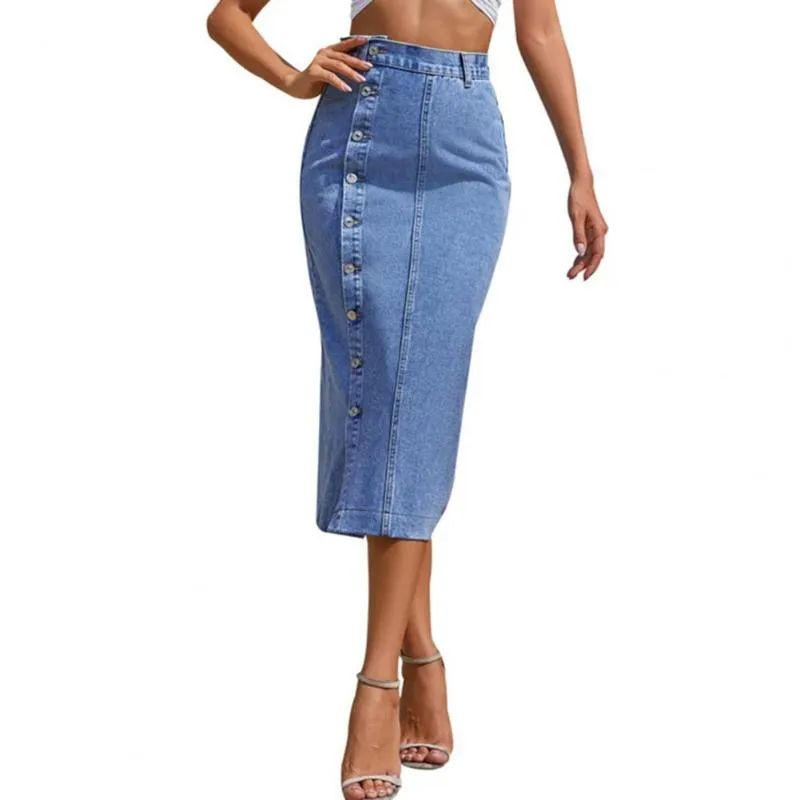 High waisted cheap skirts denim