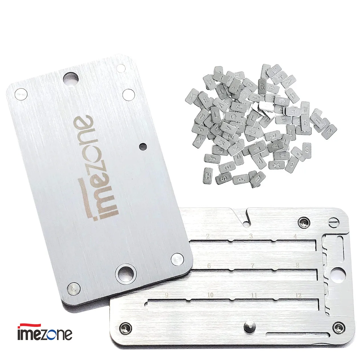 キーウォレット暗号化：金属シードフレーズストレージ、24ワードの回復用のコールドバックアップ、安全なデータ保護スチールプレート、自宅用のポータブルアーカイブ、オフィスを￥11,992  | DHgate