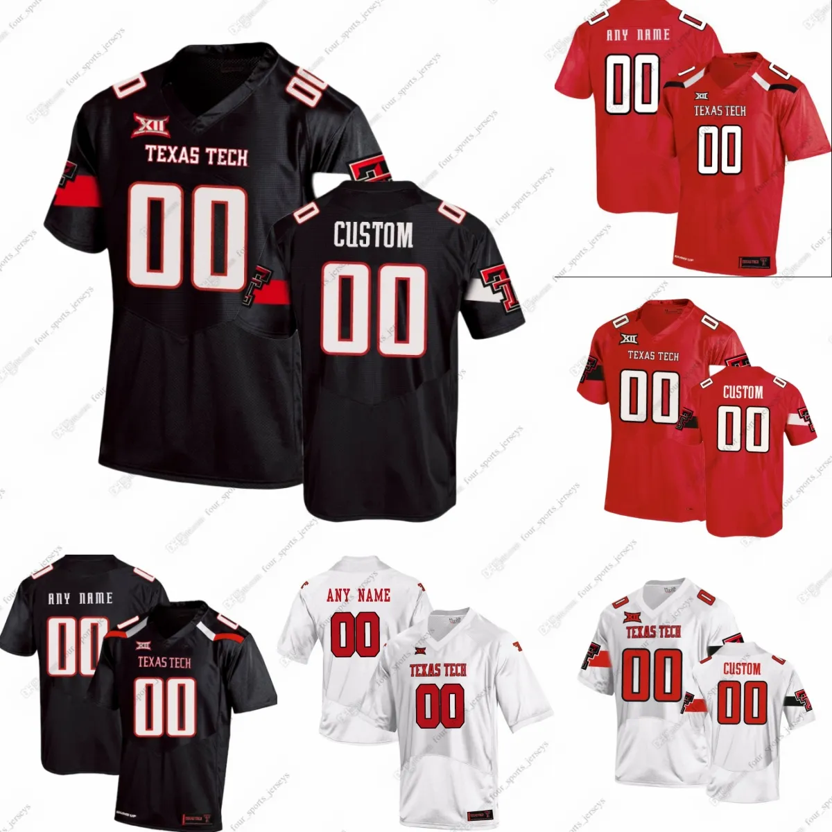 Custom NCAA College Football Jerseys Byron Hanspard Wes Welker Kliff Kingsbury Burns Morris Morton Shough Strong Brooks Donnell Valdez Willis Boyd Bradley