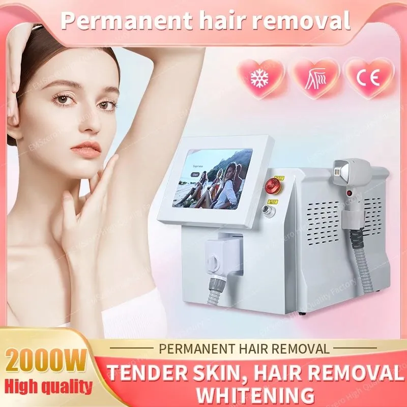Platinum 2000W Permanent Hair Removal Diode Diode Laser 755nm, 808nm