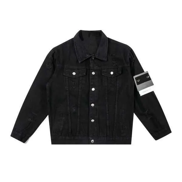 Mens jaquetas jaqueta de pedra masculina jaqueta de trabalho de jaqueta de trabalho camisa de camisa de camisa à prova d'água estilo solto primavera outono top oxford respirável portátil streetwear cp 256