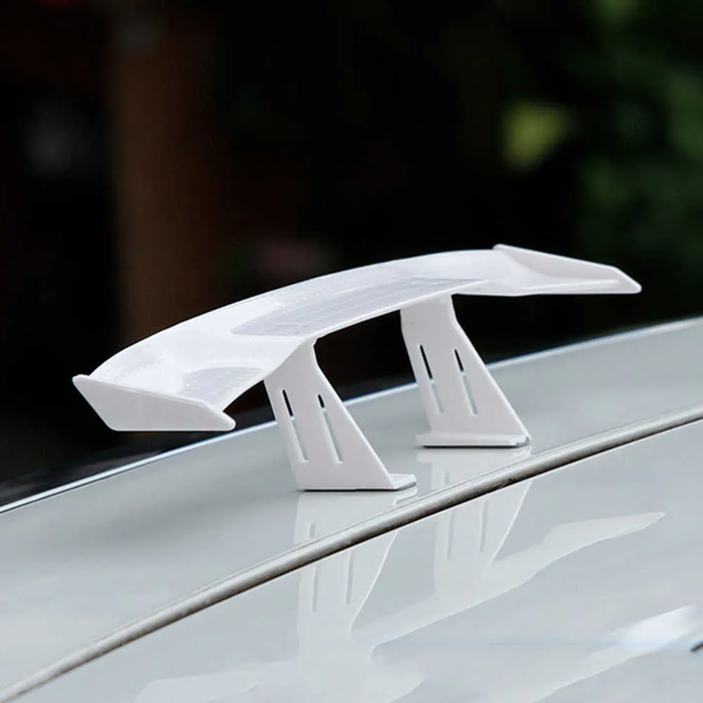 Neue Auto Mini Schwanz Flügel Carbon Look Modifizierte Schwanz Flügel  Einfache Modell Auto Heckspoiler Dekoration Auto Zubehör Von 0,92 €