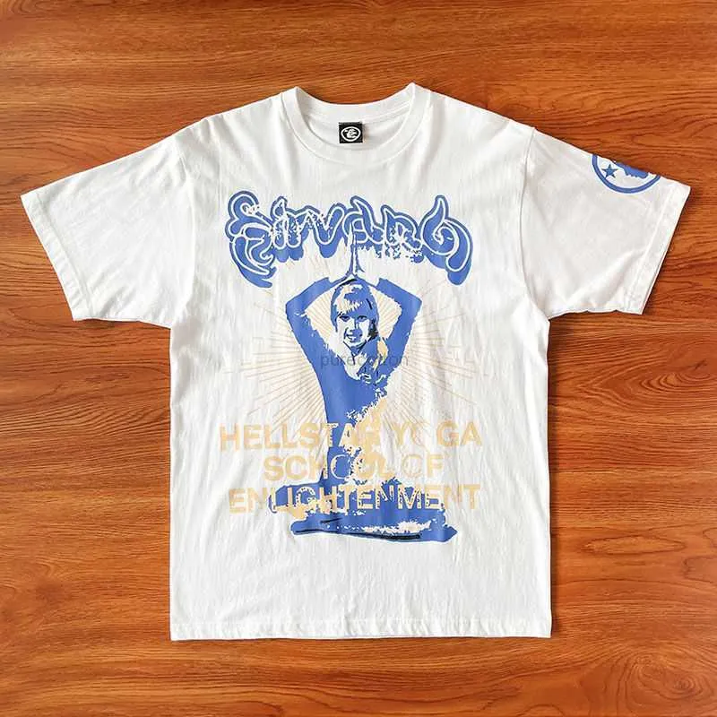 デザイナーファッション衣類 Tシャツ Tシャツ Hellstar Studios ヨガ T 
