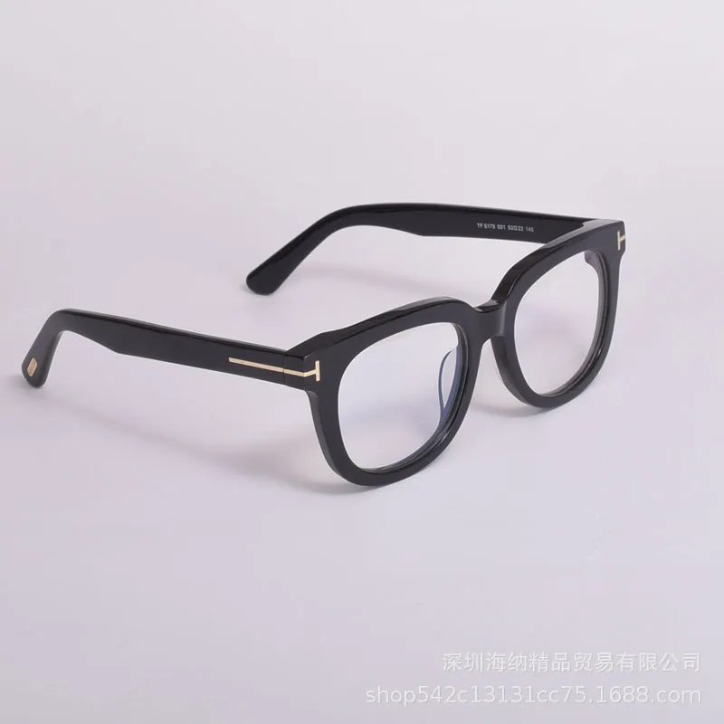 Lunettes de soleil Cadres Mode 2023 Rétro Marque Lunettes Cadre Hommes TF679 Acétate Carré Lunettes Myopie Ordinateur Prescription Vintage Spectacle