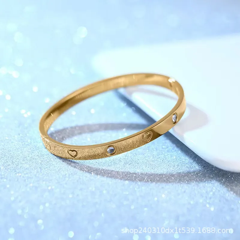 Designer jewelry bracelet 316L stainless steel fashion 18K gold bracelet designer for woman bracelet nail bracelet unisex cuff bracelet plated silver bracelet