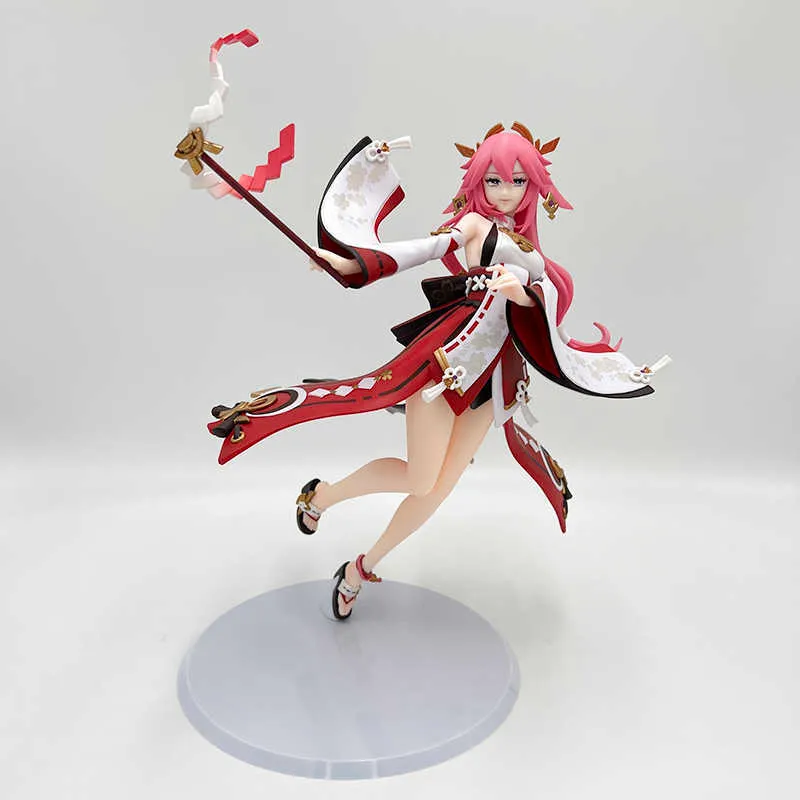 Action Figures giocattolo 25cm Impact Anime Figure Impact Action Figure Paimon/Hu Figurine Collection Model Doll Toys