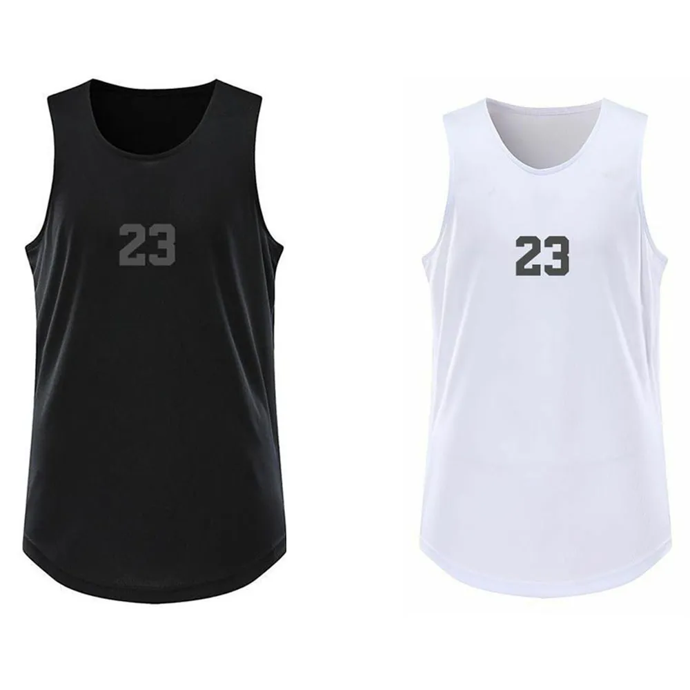 Men's Tank Tops Compression Tights Gym Tank Tops Quick Dry Sleeveless Sports Shirt Men Fitness Clothing Summer Cool Men's Running Vest 230705