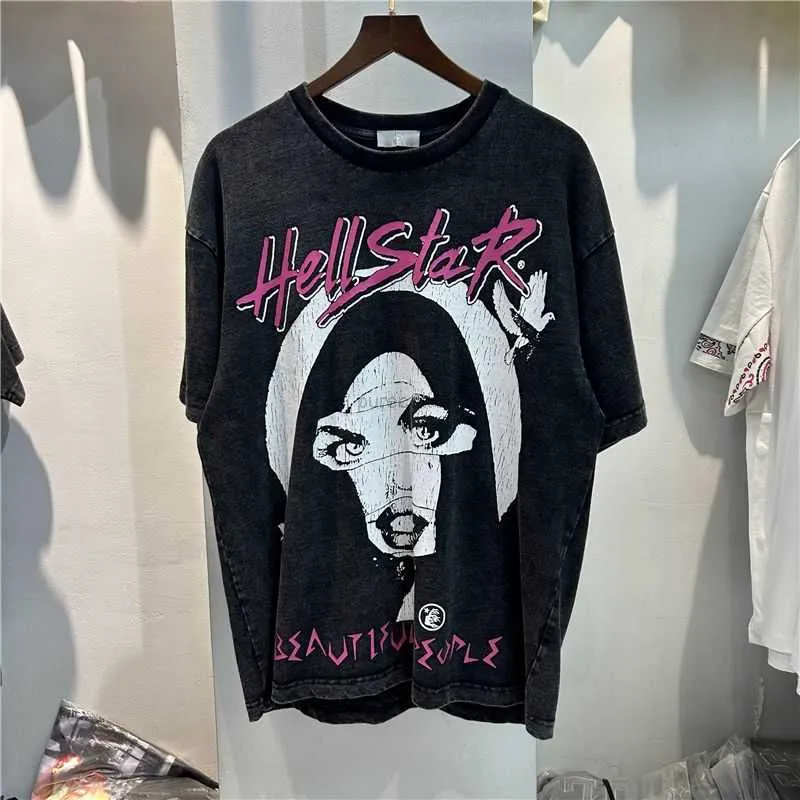 Hellstar Summer Tour Graphic Tee - Vintage Wash Short Sleeve Rock