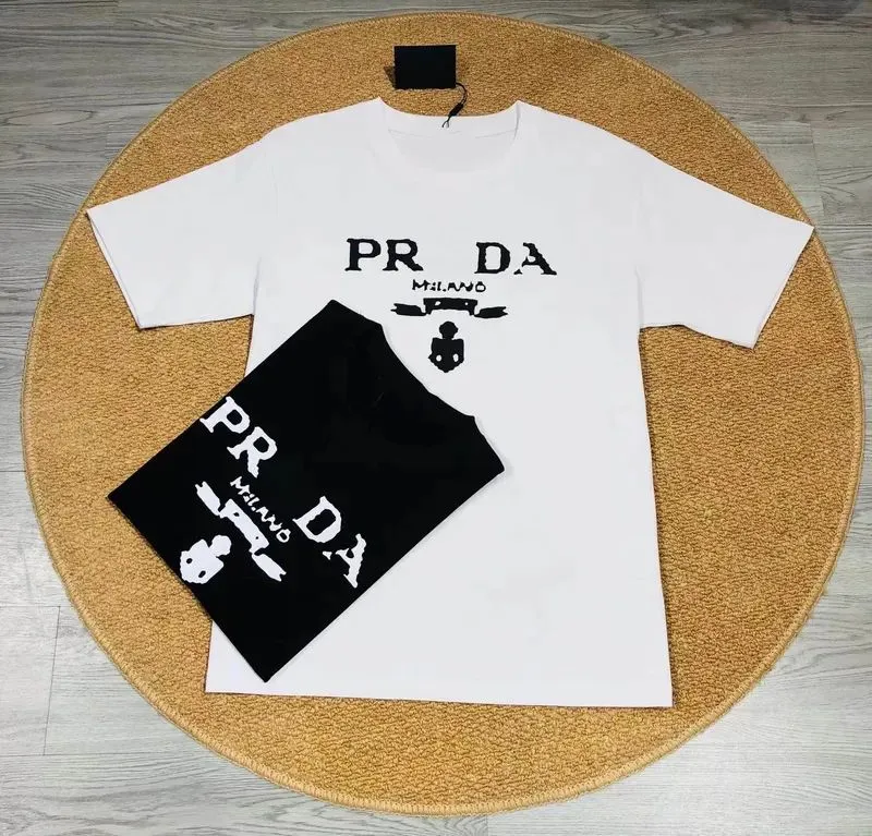 2023 projektant t shirt mężczyzna tshirt kobiety koszula luksusowy czarny tee odzież damska koszulki bawełniane z krótkim rękawem nadruk trójkąta wkładka Tees modne koszulki