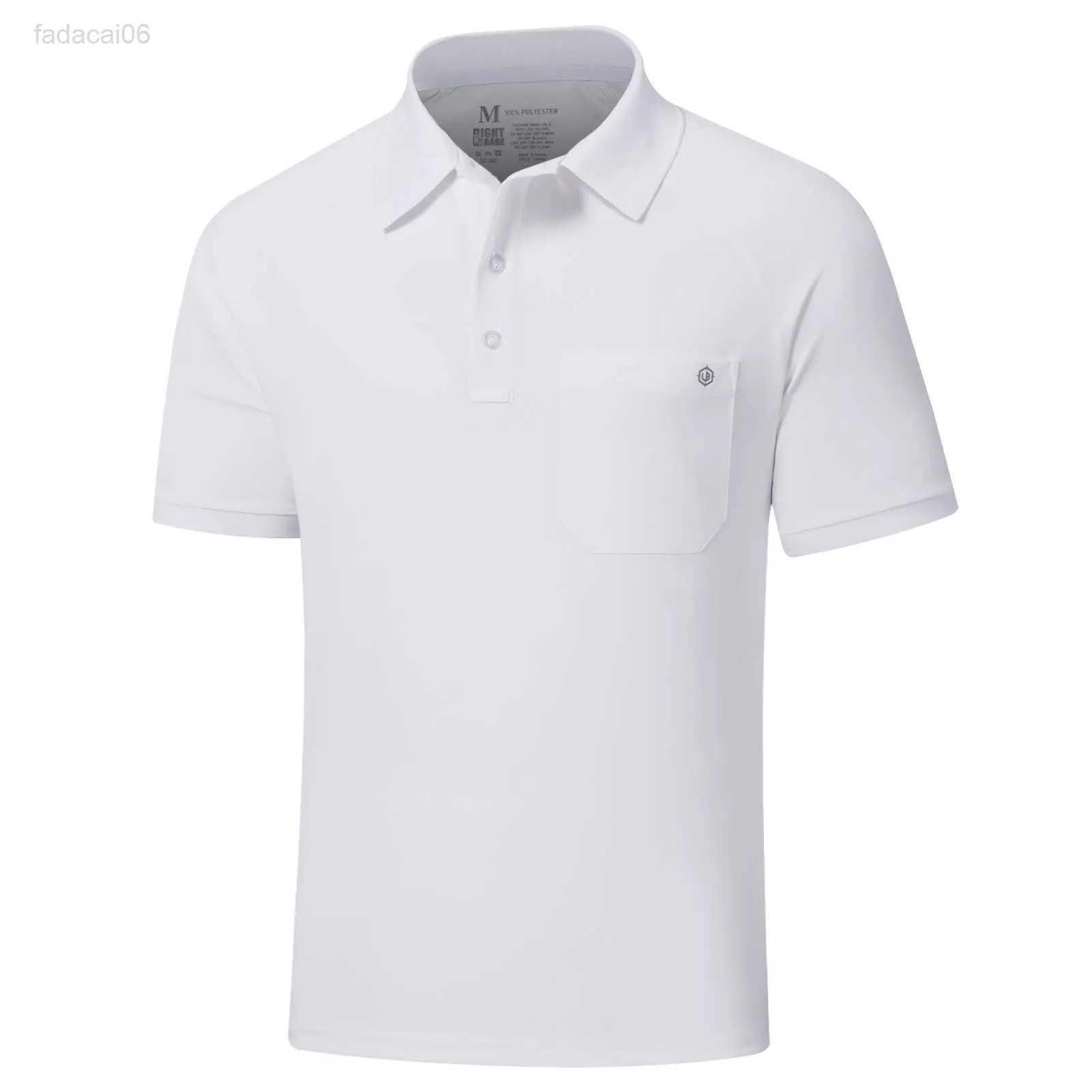 Angelzubehör LIGHTBAREHerren-Kurzarm-Poloshirt UPF 50PerformanceFeuchtigkeitsableitendes, schnell trocknendes Golf-Tennis-Polo für taktisches Wandern HKD230706