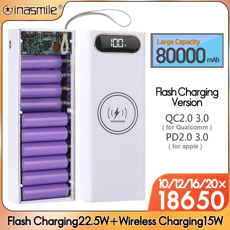 Scatola Portabatteria 2 Pezzi Per Batterie 18650, Custodia SMD Per Alimentatore Fai-da-Te E Ricarica