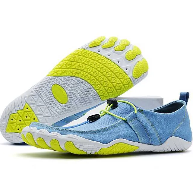 Vandringsskor Aqua Blå Man Skor 46 Barfota Sneakers Dam Barfota Aqua Snabbtorkande Strandskor Andas Anti-halk Vandringsskor 2023 HKD230706