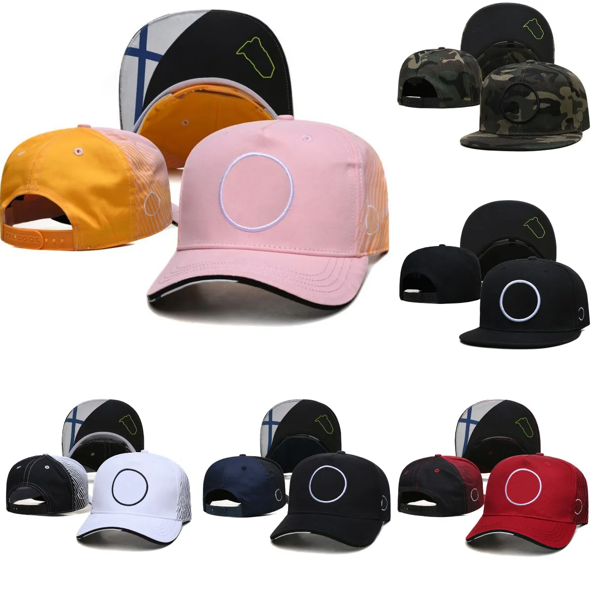 Casquette de Baseball avec Logo de voiture de formule 1 pour pilote de course F1, casquette de Baseball d'été pour hommes, marque de sport décontractée, casquette incurvée, chapeaux à visière unisexe, nouvelle collection 2023