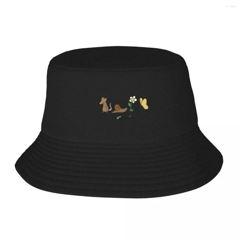 Bérets The Garden Bucket Hat Streetwear Chapeaux Casquettes de sport Casquette de golf Golf Femme Homme