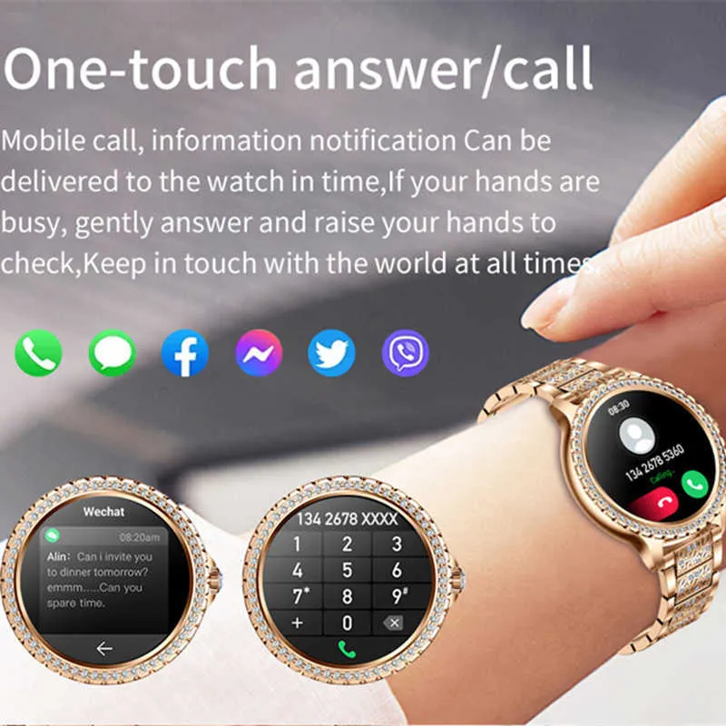 2023 Bluetooth Call Smart Watch Women Custom Dial Watches Men Sport Fitness