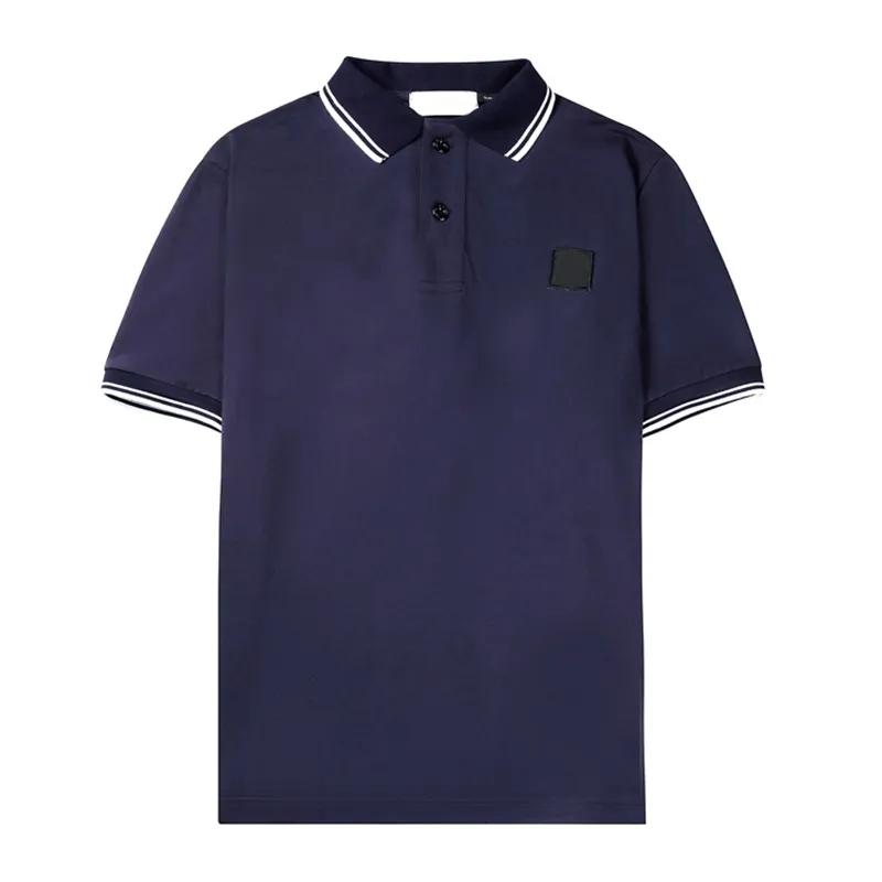 Polo da uomo Polo estiva taglie forti T-shirt a maniche corte in cotone con risvolto di marca di moda unisex Paul Camicie