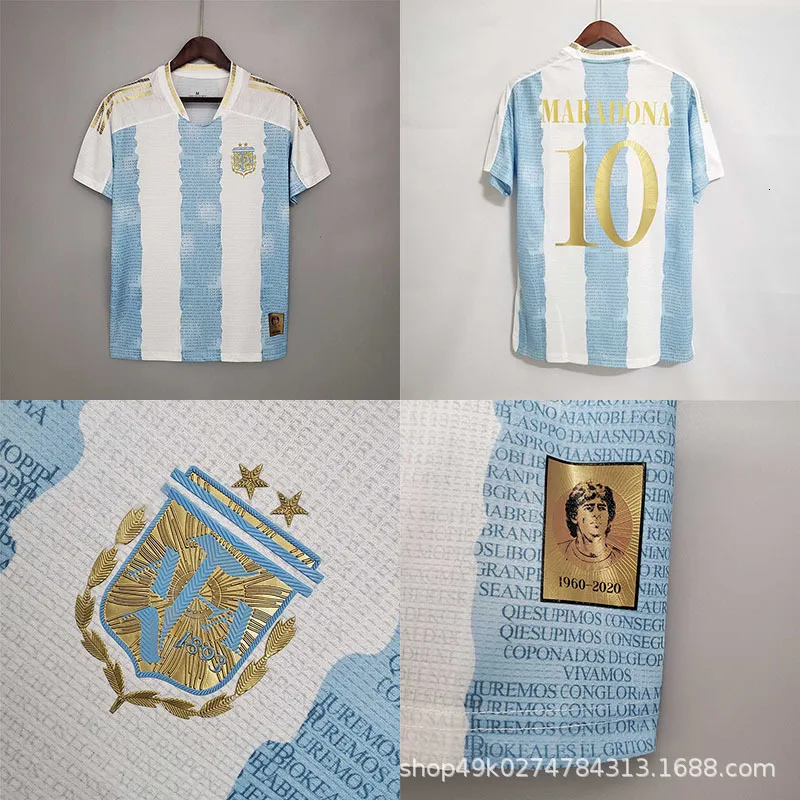 Outdoor-T-Shirts Retro Argentinien Special Edition Vintage Diego Shirt Classic Jersey 230518