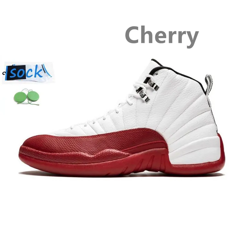 Jumpman 12 12s Mens Basketball Shoes Cherry Brilliant Orange