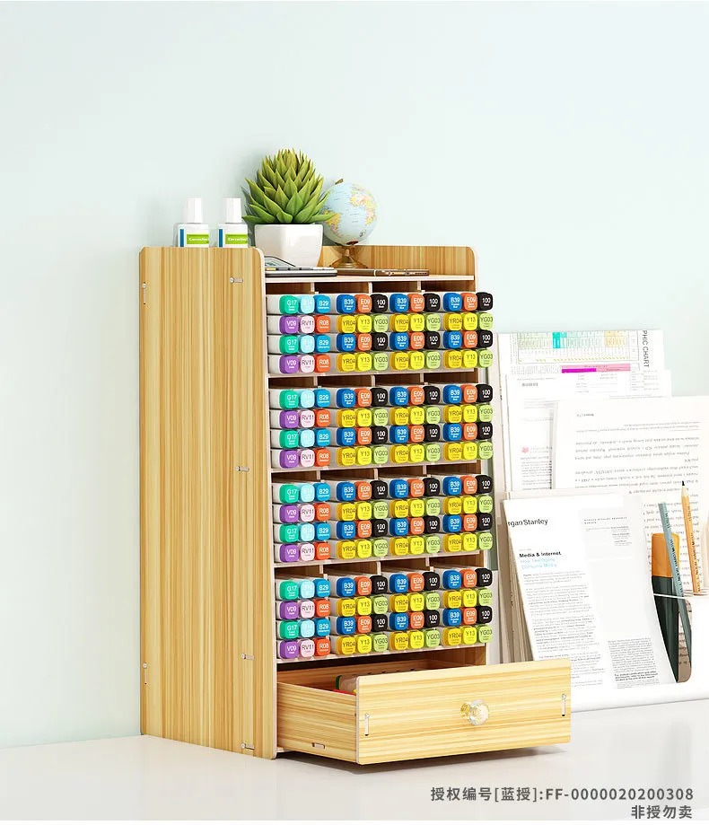 ペンシルオーガナイザーケース：学生やアーティスト向けの斜め